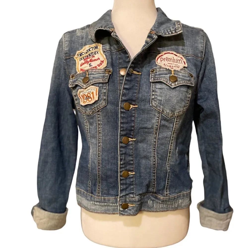 2.1 Blue Jean Jacket Girls Size Large